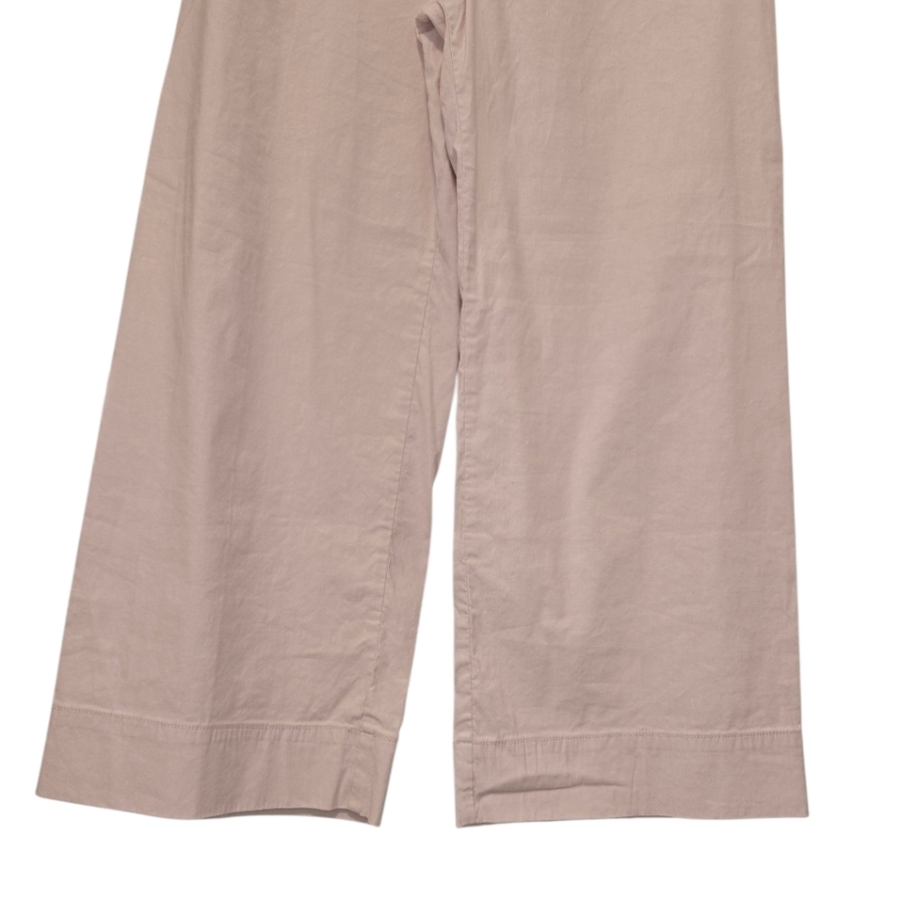 Maeve The Colette Magic Fabric Wide Leg Cropped Pants Size 30 Light Pink NWT - Picture 8 of 15